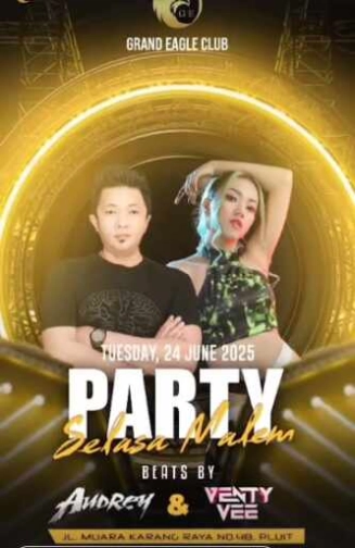 GRAND EAGLE CLUB PENJARINGAN JAKARTA - PARTY SELASA MALAM