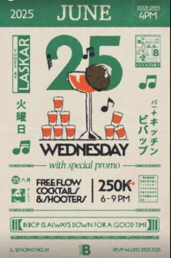 BEBOP JAKARTA - WEDNESDAY