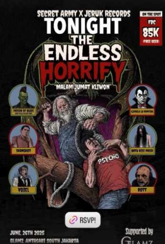 GLAMZ ANTASARI JAKARTA - TONIGHT THE ENDLESS HORRIFY
