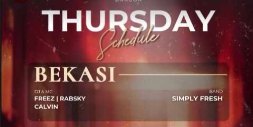 GOLD DRAGON BEKASI - THURSDAY