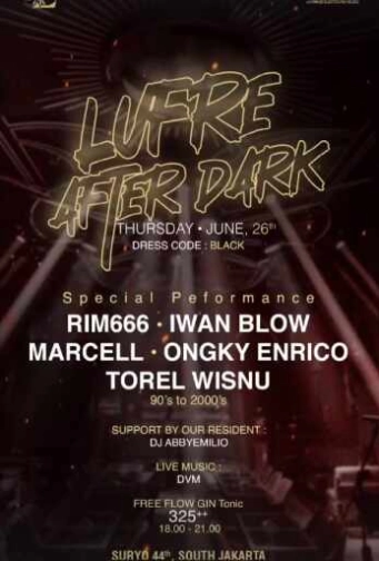LUFRE BAR & LOUNGE SENOPATI JAKARTA - LUFRE AFTER DARK