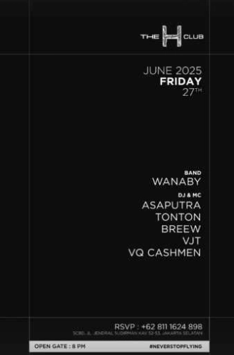 THE H CLUB SCBD JAKARTA - FRIDAY