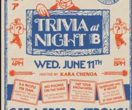 BEBOP JAKARTA  TRIVIA NIGHT