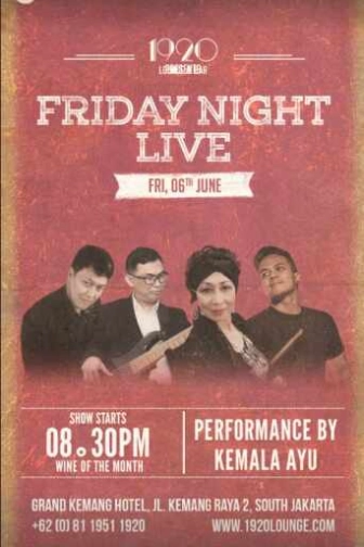 1920 LOUNGE KEMANG JAKARTA - FRIDAY NIGHT LIVE