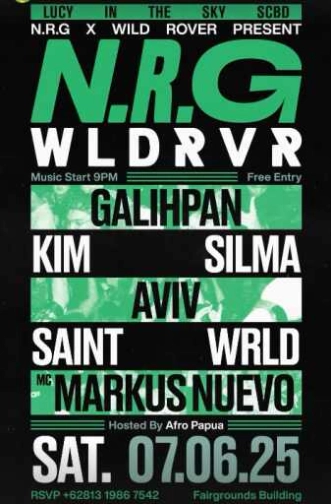 LUCY IN THE SKY SCBD JAKARTA - NRG X WILD ROVER