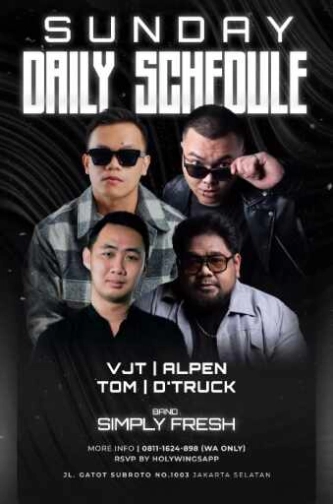 W SUPER CLUB TEBET JAKARTA - SUNDAY DAILY SCHEDULE