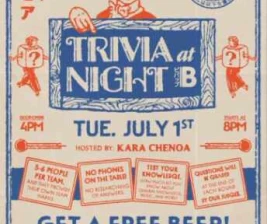 BEBOP JAKARTA  TRIVIA NIGHT