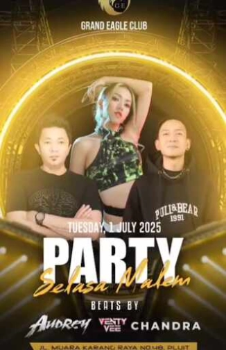 GRAND EAGLE CLUB PENJARINGAN JAKARTA - TUESDAY PARTY