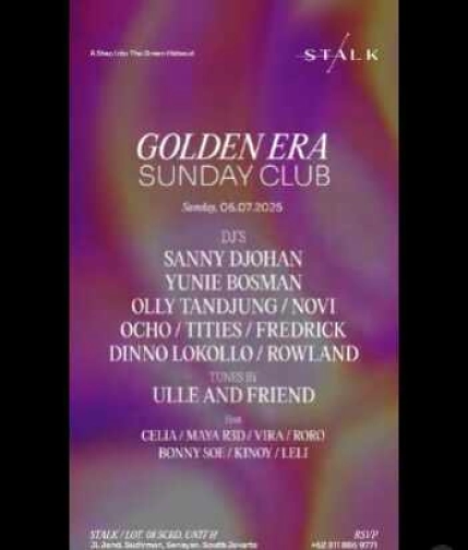 STALK SCBD JAKARTA - SUNDAY CLUB