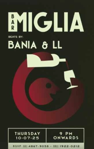 BAR MIGLIA SENOPATI JAKARTA - THURSDAY