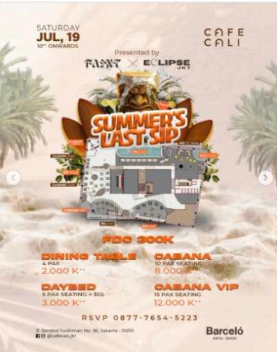 CAFE CALI JAKARTA - SUMMER