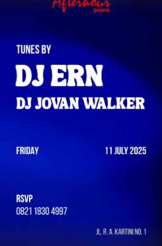 AFTERHOUR POINS JAKARTA - FRIDAY
