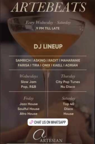 ARTESIAN SCBD JAKARTA - FRIDAY