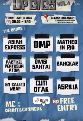 GLAMZ ANTASARI JAKARTA - UP GIGS VOL.4
