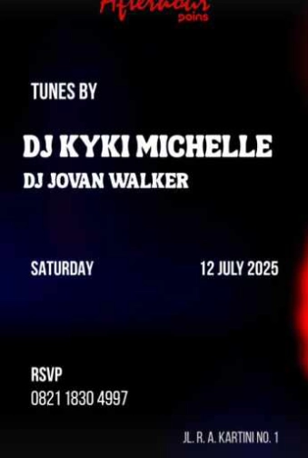 AFTERHOUR POINS JAKARTA - SATURDAY