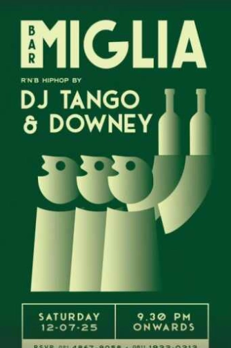 BAR MIGLIA SENOPATI JAKARTA - SATURDAY