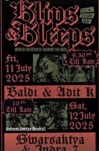 DUCK DOWN GUNAWARMAN JAKARTA - BLIPS & BLEEPS