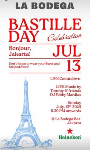 JAYA PUB MENTENG JAKARTA - BASTILLE DAY