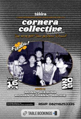 TEKIRA BLOK M JAKARTA - CORNERA COLLECTIVE