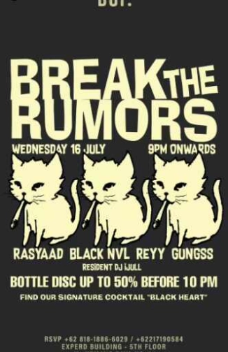 BOF KEMANG JAKARTA - BREAK THE RUMORS