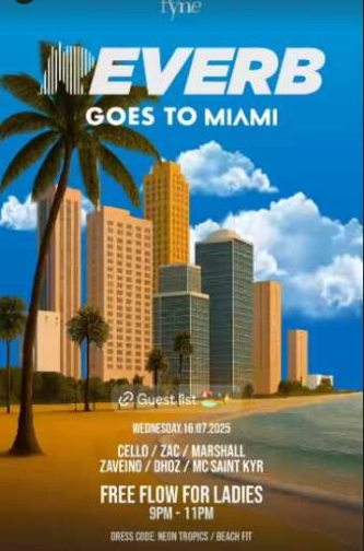 FYNE JAKARTA - REVERB GOES TO MIAMI