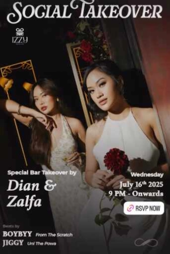 IZZY SOCIAL CLUB GUNAWARMAN JAKARTA - SOCIAL TAKEOVER