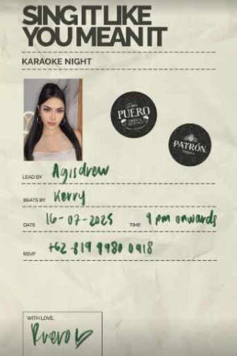 PUERO SENOPATI JAKARTA - SING IT LIKE YOU MEAN IT