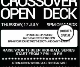 BOF KEMANG JAKARTA  CROSSOVER OPEN DECK