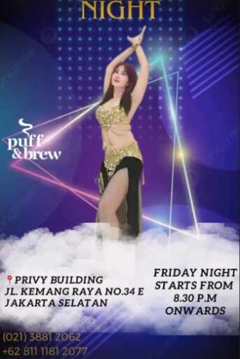 PUFF & BREW KEMANG JAKARTA - BELLY DANCE NIGHT