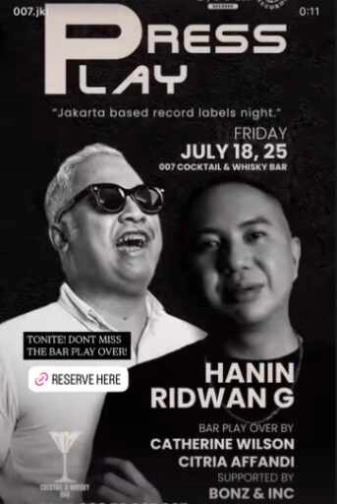 007 COCKTAIL & WHISKY BAR SENOPATI JAKARTA - PRESS PLAY
