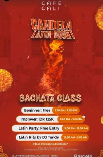 CAFE CALI JAKARTA - CANDELA LATIN NIGHT