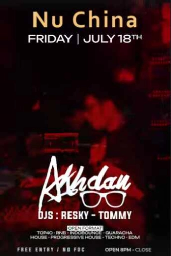 NU CHINA KEMANG JAKARTA - FRIDAY