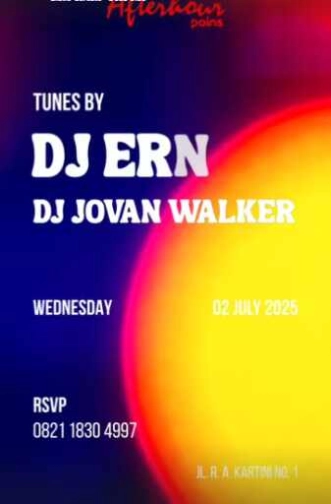AFTERHOUR POINS JAKARTA - WEDNESDAY