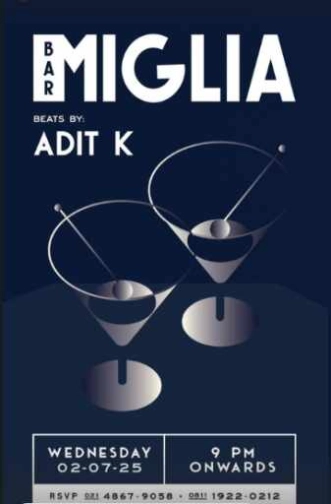 BAR MIGLIA SENOPATI JAKARTA - WEDNESDAY