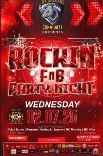 WOODEN BAR RESTO GADING SERPONG - ROCKING FnB PARTY NIGHT