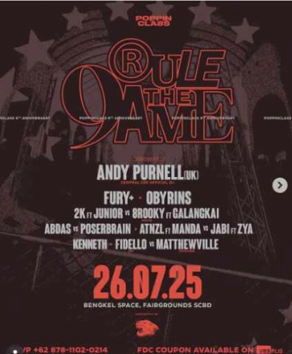 BENGKEL SCBD JAKARTA - RULE THE GAME