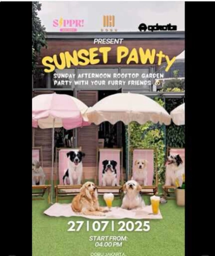DOBU KUNINGAN JAKARTA - SUNSET PAWTY