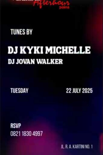 AFTERHOUR POINS JAKARTA - TUESDAY