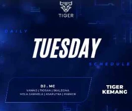 GOLDEN TIGER KEMANG JAKARTA  TUESDAY