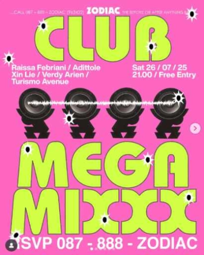 ZODIAC SENOPATI JAKARTA - CLUB MEGAMIXXX
