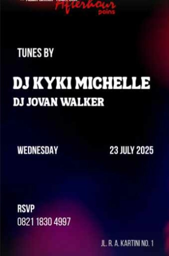 AFTERHOUR POINS JAKARTA - WEDNESDAY