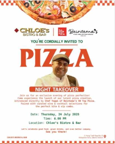CHLOES BISTRO & BAR JAKARTA - NIGHT TAKEOVER