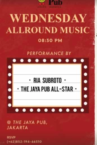 JAYA PUB MENTENG JAKARTA - WEDNESDAY ALLAROUND MUSIC