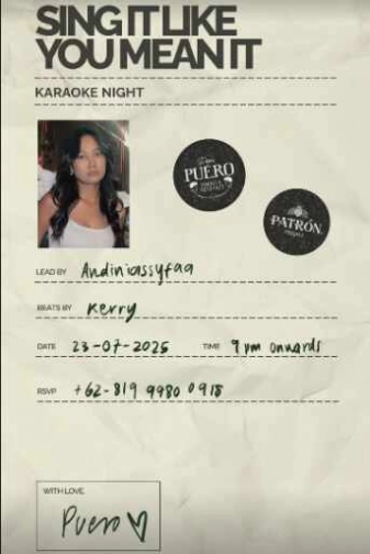 PUERO SENOPATI JAKARTA - SING IT LIKE YOU MEAN IT