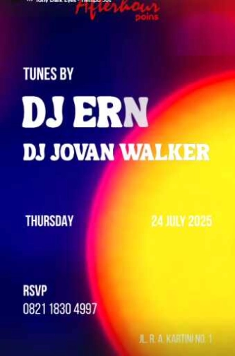 AFTERHOUR POINS JAKARTA - THURSDAY