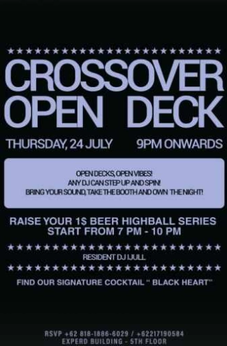 BOF KEMANG JAKARTA - CROSSOVER OPEN DECK