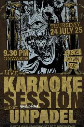 DUCK DOWN GUNAWARMAN JAKARTA - KARAOKE SESSION