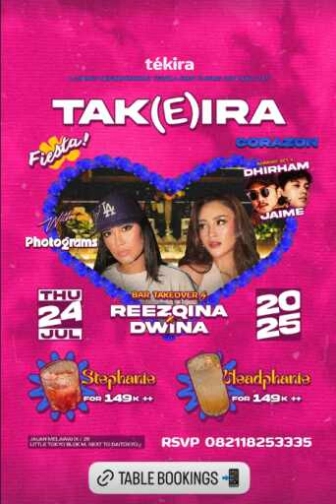 TEKIRA BLOK M JAKARTA - TAK(E)IRA