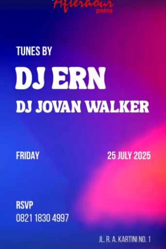 AFTERHOUR POINS JAKARTA - FRIDAY