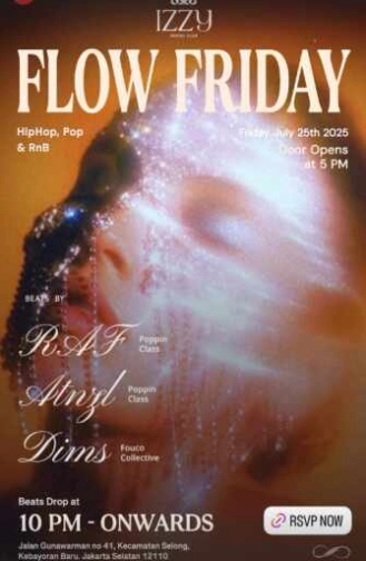 IZZY SOCIAL CLUB GUNAWARMAN JAKARTA - FLOW FRIDAY